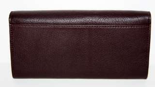 KATE SPADE Bexley CYNDY Slim WALLET Chocolate Leather WLRU0775 * NEW $ 