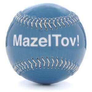  Mazel Tov Baseball with Turf Stand