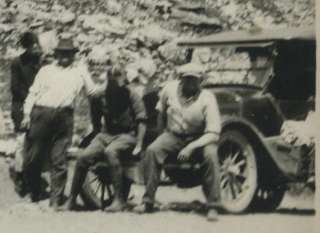 PHOTO WY Bighorn Pass c26 VIEW of AUTOS Yellowstone NP  