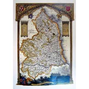  C1990 Map England Northumberland Morpeth Berwick
