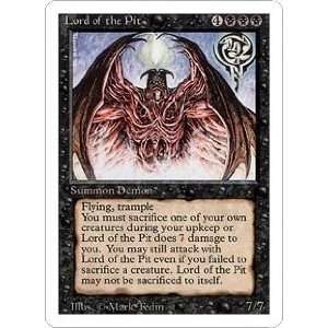  Lord of the Pit (Magic the Gathering  Revised Rare) Toys 