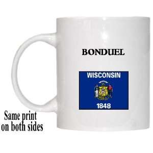 US State Flag   BONDUEL, Wisconsin (WI) Mug Everything 