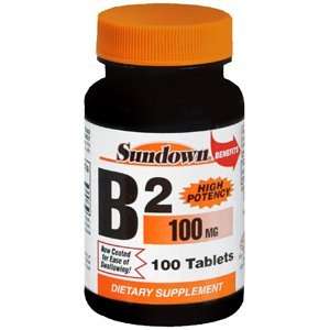  Special pack of 6 SUN DOWN VITAMIN B 2 100MG 48691 100 