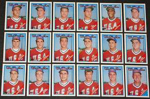 1988 USA Baseball Team Topps Lot of 18 Cards Ex. Cond.  