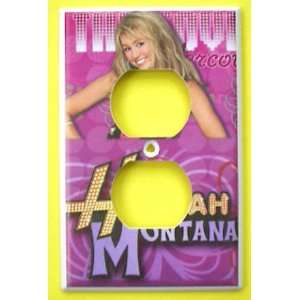 Miley Cyrus Hannah Montana OUTLET Switch Plate switchplate #1