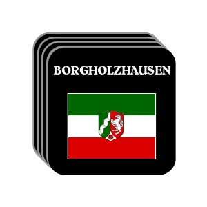   )   BORGHOLZHAUSEN Set of 4 Mini Mousepad Coasters 