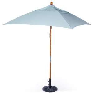   Commercial Grade Wood Patio Umbrella, Yellow: Patio, Lawn & Garden