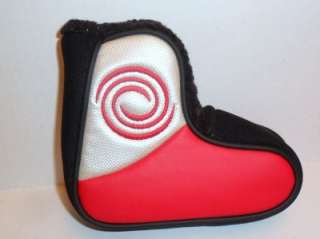 Odyssey Golf Putter Head Cover Bootie Blade Style Used Red Black Free 