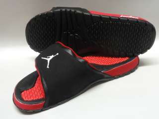 Nike Air Jordan Hydro 2 Premium White Black Red Sandals Mens 11  