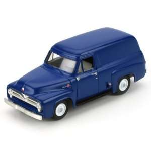 1/50 Die Cast 1955 Ford F 100 Panel Truck, Blue Toys 