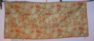 Celadon Floral French Antique Tapestry Circa 1920 1930  