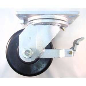   Phenolic Caster Wheel with Brake:  Industrial & Scientific