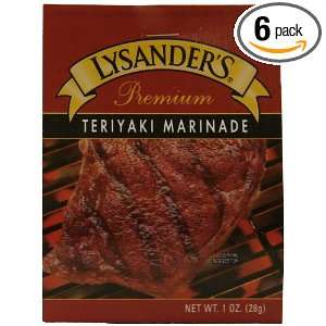 Lysanders Premium Marinade, Teriyaki Grocery & Gourmet Food