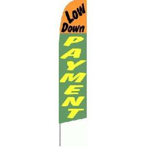  Low Down Payment Extra Wide Swooper Feather Flag: Office 
