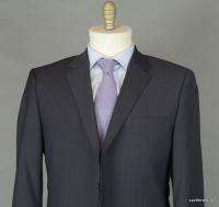   BOSS The Grand/Central Wool Dark Blue 42R 42 Suit Flat Front  