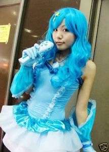Mermaid Melody Cosplay Blue Dress Lolita Any Size  