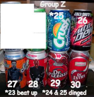 SODA CAN Collection ~ 24 Cans ~ YOU PICK THE 24 YOU WANT (id J 