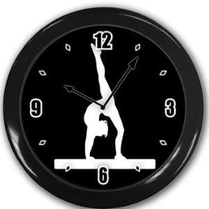  Gymnastics balance beam Wall Clock Black Great Unique Gift 