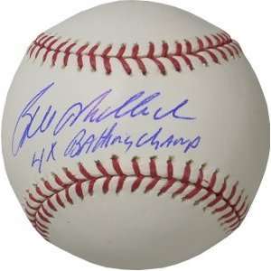  Bill Madlock Signed Baseball   Official Major League 4x 