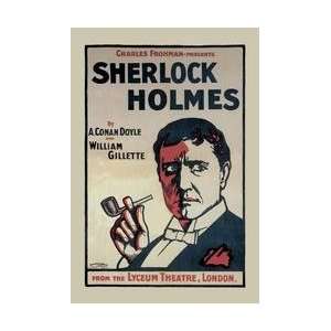  Sherlock Holmes The Lyceum Theatre London 12x18 Giclee on 