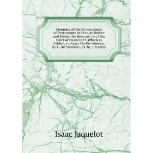  Providence, by L. De Marolles, Tr. by J. Martin Isaac Jaquelot Books