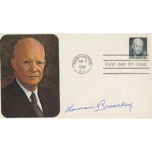  Norman Brearley Autographed Commemorative Philatelic Cover 