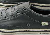 SIMPLE TAKE ON LEATHER MENS SHOES 2490 GRAY ECO CERTIFIED ORGANIC SIZE 