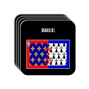  Pays de la Loire   BREE Set of 4 Mini Mousepad Coasters 