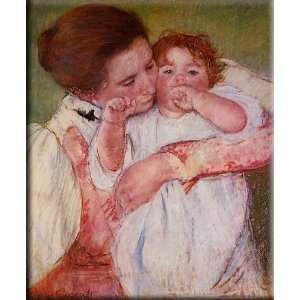  Little Ann Sucking Her Finger, Embraced by Her Mother 