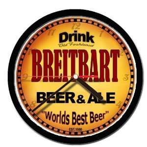  BREITBART beer and ale cerveza wall clock: Everything Else