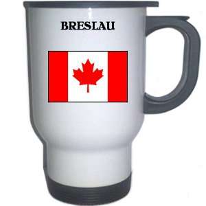  Canada   BRESLAU White Stainless Steel Mug Everything 