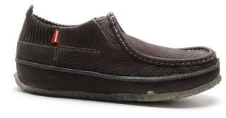 Clarks Mens shoes Taiga 86055 Dark Brown Tumbled  