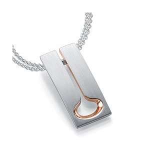   : Breuning Sterling Silver & Rose Accent Necklace: Breuning: Jewelry