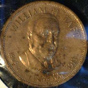 William H. Taft MINT Commemorative Bronze Medal   Token   Coin  