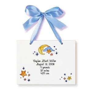  Stars and Moon Ceramic Birth Certificate: Everything Else
