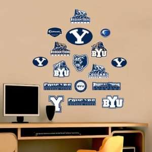 Brigham Young University Cougars Team Logo Assortment Fathead NIB