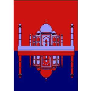   Lonvig   23 Inches x 33 Inches   Taj Mahal Red/B Home & Kitchen