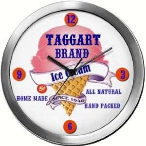  TAGGART 14 Inch Ice Cream Metal Clock Quartz Movement 