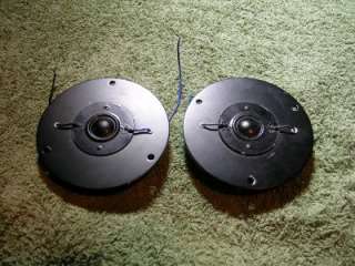 pair KEF T 27 T27 SP1032 Tweeters not working for parts or repair 