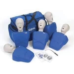 CPR Prompt (5 Pack) BLUE Adult/Child Manikins w/50 Lung Bags, Nylon 