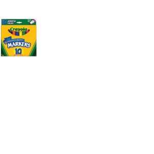    Crayola Assorted Broad Line Markers 10 Count: Office Products