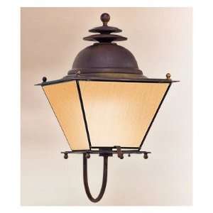  BROOKLINE 1LT WALL LANTERN FLU CHARRED IRON