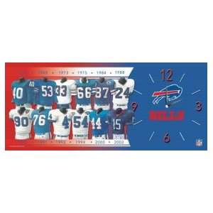  Buffalo Bills Uniform History Clock: Sports & Outdoors