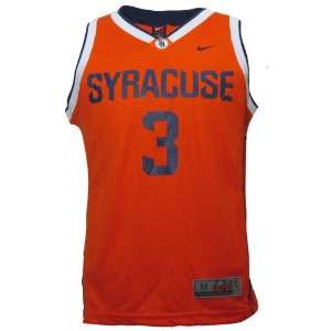  Nike Syracuse Orange #3 Orange Youth Replica Basketball Jersey 