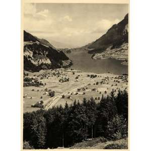  1938 Lake Lungern Switzerland Brunig Martin Hurlimann 