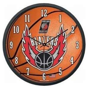  Portland Trailblazers Round Clock