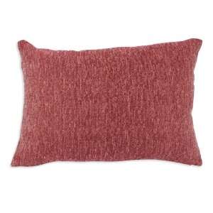   Self Backed 12 1/2 by 19 KE Synthetic Down Pillow, Red