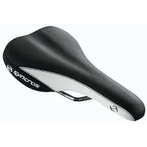 Syncros FR saddle, elliptical CrMo   black/white:  Sports 
