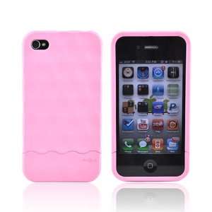  PINK For Hard Candy Bubble iPhone 4 Rubber Hard Case 