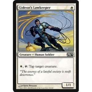   the Gathering   Gideons Lawkeeper   Magic 2012   Foil Toys & Games